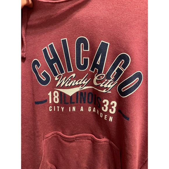 🌸✨Chicago Over-Sized Hoodie Sweatshirt Small - Picture 5 of 9